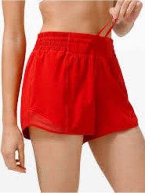 lululemon athletica Red Women’s Running Shorts